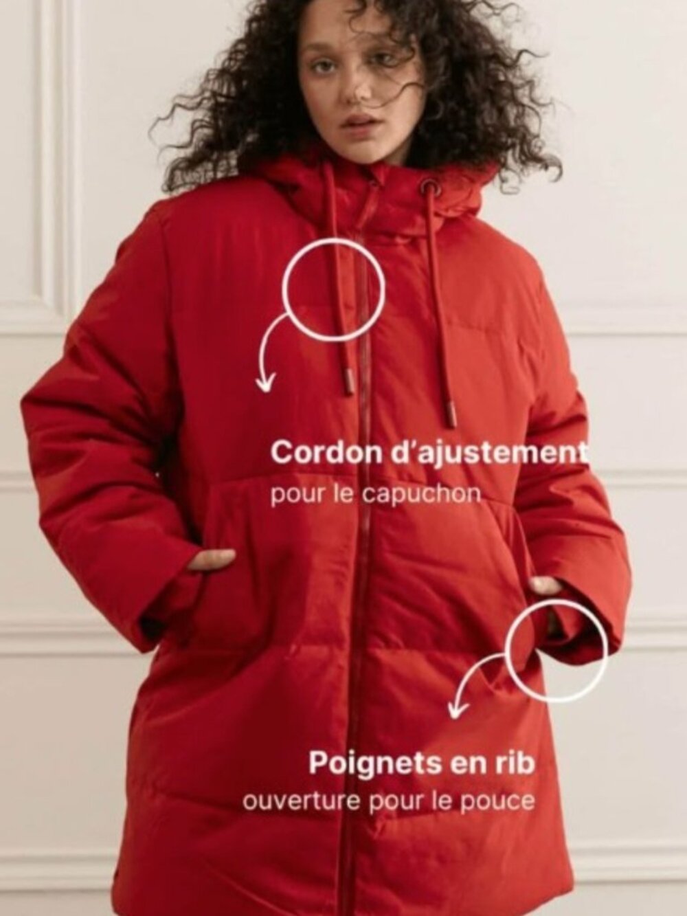 XS Womance Winter Coat RED
